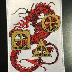 RED DRAGON BADGE (SQUARE)