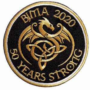 BJMA 50TH STRONG BADGE