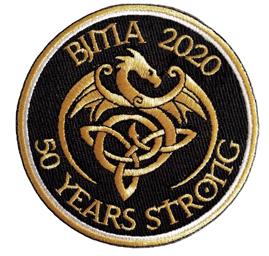 BJMA 50TH STRONG BADGE