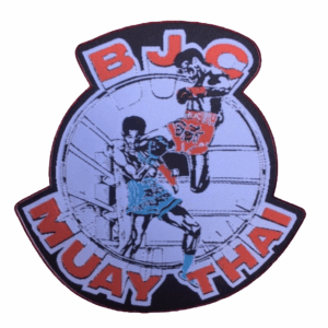 BJC MUAY THAI CUT OUT BADGE